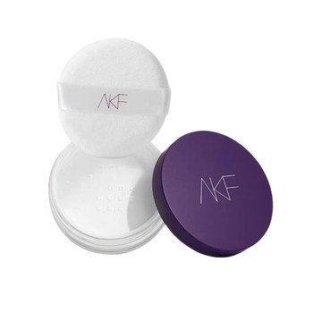 AKF loose powder setting powder waterproof and sweat-proof long-term oil control non-removing makeup honey powder cake for women