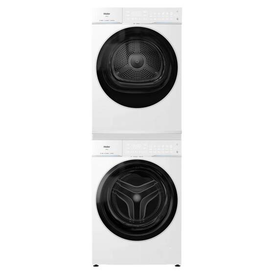 云溪4.0PRO海尔10KG洗烘套装直驱洗衣机热泵干衣机超薄嵌入75DW