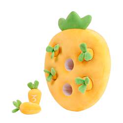 Tile Pull Carrot Toy Baby Can Nibble Puzzle ເດັກນ້ອຍອາຍຸ 6 ເດືອນ Plush Carrot Infant Early Education