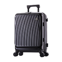 Heraeus pre - open open open suitcase female 20 - inch business pull box male boarding multi - function suitcase charging