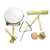 Nhạc cụ gõ cho trẻ em Âm nhạc giáo dục sớm giáo dục tam giác tambourine sắt kết hợp đồ chơi Orff set - Đồ chơi nhạc cụ cho trẻ em đàn cho bé Đồ chơi nhạc cụ cho trẻ em