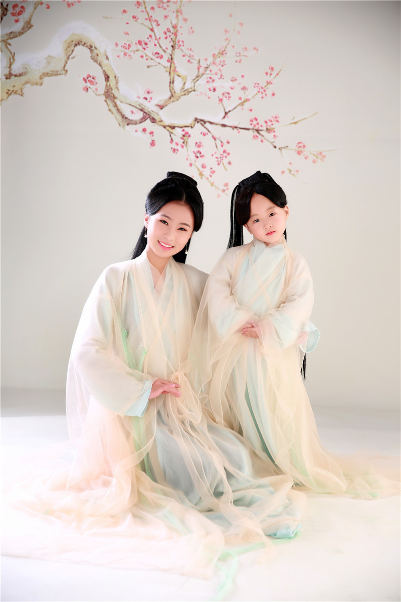 Trang phục nhiếp ảnh, cha mẹ và con, mẹ và con gái, studio ảnh, nhiếp ảnh, các chủ đề khác, Sansheng III, Đào hoa đào Shili shop quần áo trẻ em gần đây