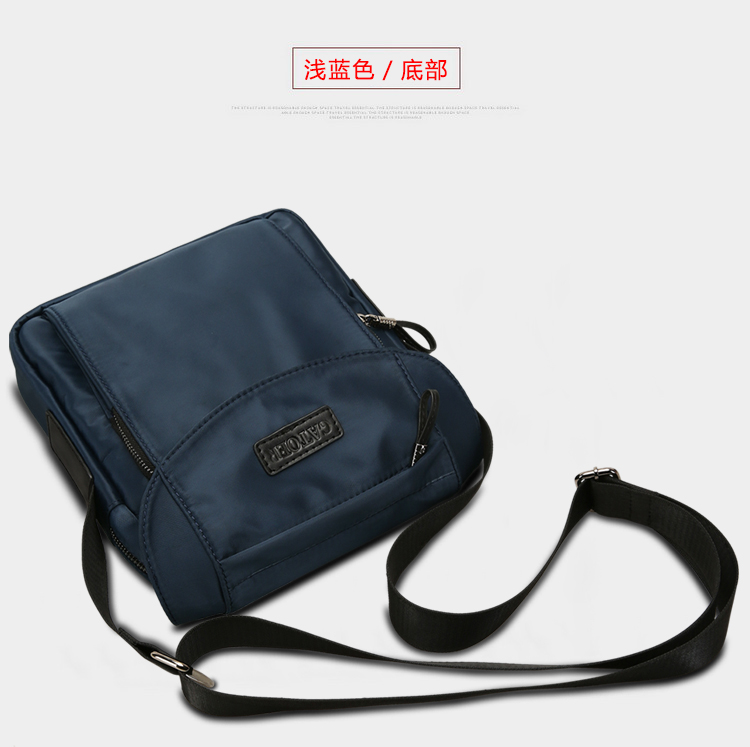 Phiên bản thông thường của Hàn Quốc của túi đeo vai nylon chống nước túi nam chéo chéo ba lô nam vải canvas Oxford quay Messenger túi thủy triều túi hàng hiệu