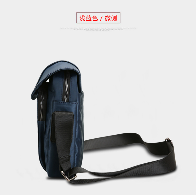 Phiên bản thông thường của Hàn Quốc của túi đeo vai nylon chống nước túi nam chéo chéo ba lô nam vải canvas Oxford quay Messenger túi thủy triều túi hàng hiệu