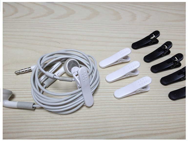 10 Túi MP3MP4 tai nghe clothespins headphone clip clip mì ăn liền điện thoại di động dòng tai nghe clip dòng clip phổ line headphone phụ kiện