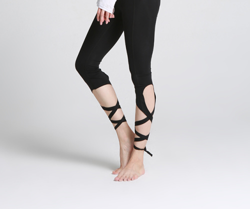 Trang phục múa ba lê Quần yoga của phụ nữ Dây đeo của phụ nữ Quấn chéo - Quần áo tập thể hình quần áo tập gym nam