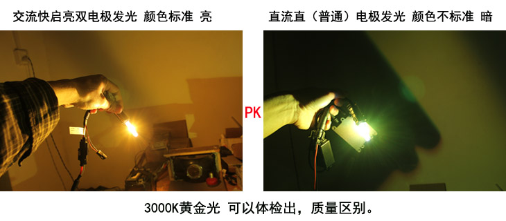 Đá đích thực thanh xe máy đèn xenon 55W35W đèn xenon bộ H4 bóng đèn lớn H6 sửa đổi 12 V siêu sáng HID 	đèn pha led 7 màu cho xe máy