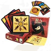 Board Games Thẻ bài Người sói giết trò chơi Thẻ đồ chơi cờ vua Tối, xin vui lòng nhắm mắt giết chết