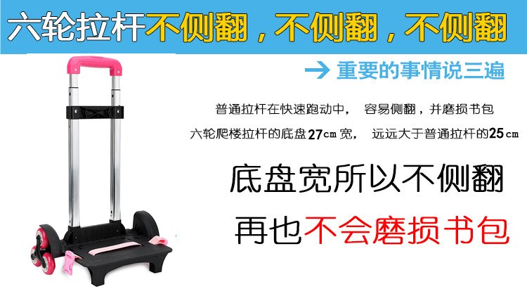 Thương hiệu xe đẩy túi tiểu học nam 1-2-3 năm con 3D xe thể thao sáu bánh xe hộp tay phim hoạt hình trẻ em ba lô balo cho bé rẻ đẹp 2021