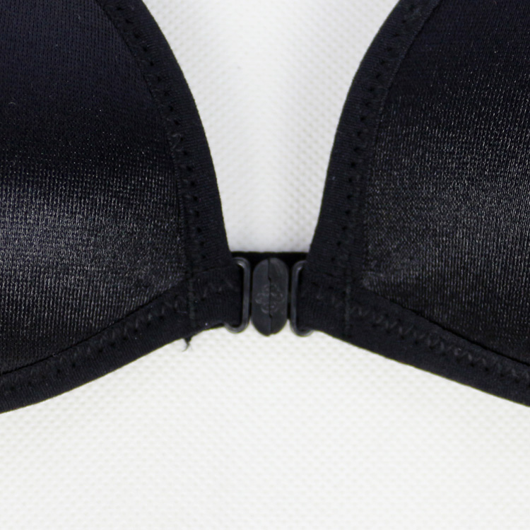 Bikini áo ngực treo cổ phía trước khóa trơn tru không hỗ trợ đồ lót tam giác nóng mùa xuân bơi catwalk đồ lót áo ngực không gọng