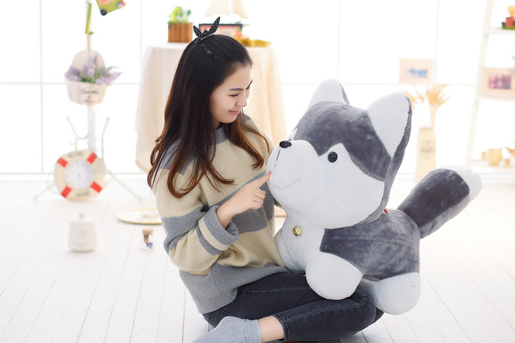 Dễ thương gối đồ chơi sang trọng vải sang trọng đồ chơi con chó con chó con búp bê con búp bê món quà sinh nhật con chó chó gấu bông