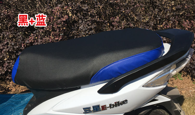 Bốn mùa phổ bọc ghế da pin tăng cường xe tay ga điện xe bọc ghế chống nắng chống thấm đệm 	bọc da yên xe máy sh