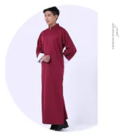 Trang phục nói chuyện chéo Cộng hòa gió Daban áo dài nam áo choàng quốc gia Ma Wei retro Quần áo phù rể Trung Quốc quốc phục 