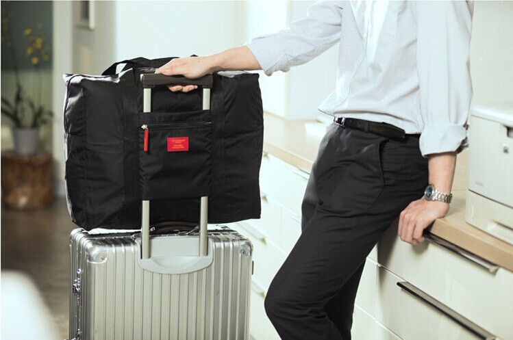 Du lịch công suất lớn gấp túi duffel xe đẩy túi đa chức năng du lịch lưu trữ túi lưu trữ không thấm nước túi vali trẻ em