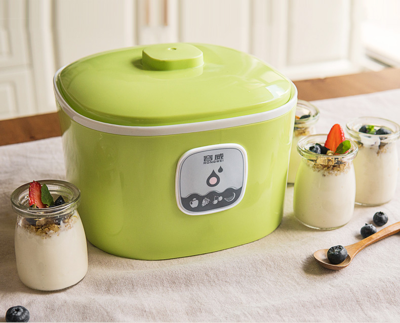 Máy làm sữa chua tự động lót thủy tinh chiên sữa chua máy gia đình nhỏ nhỏ Natto gạo rượu máy - Sản xuất sữa chua may lam sua chua