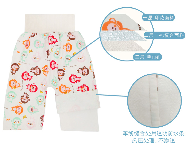 Bé tã bé tã vải học tập cách nhiệt pad pocket washable trẻ em không thấm nước của đào tạo quần nhà vệ sinh mùa hè