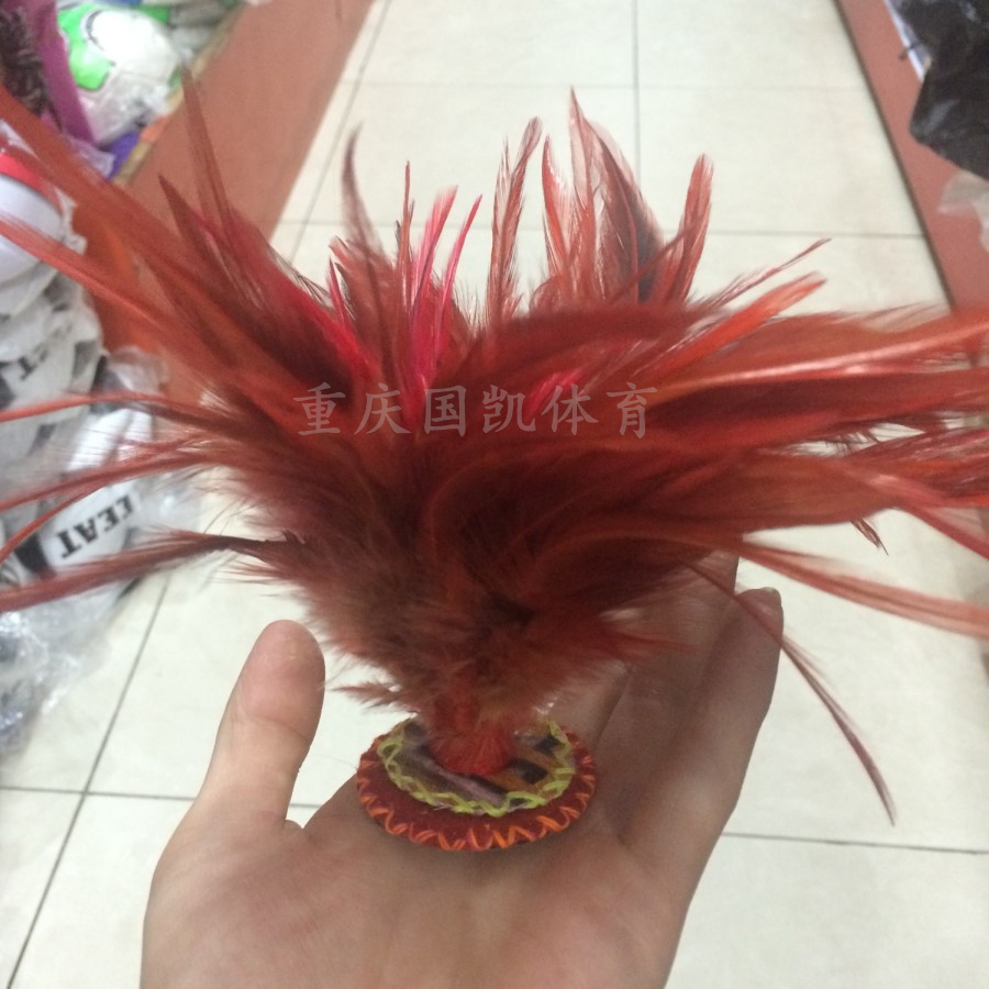 Handmade cao cấp màu lớn Trùng Khánh lông vũ bụi bặm đôi đáy gia cố bọ cạp giải trí thể dục cạnh tranh croquet - Các môn thể thao cầu lông / Diabolo / dân gian cầu đá giá rẻ	