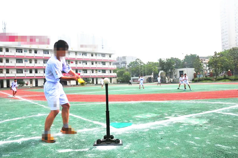 Trường tiểu học và trung học softball mềm bóng lớn.Thực hành + soft softball bat 69cm + bóng chày hit set t ghế