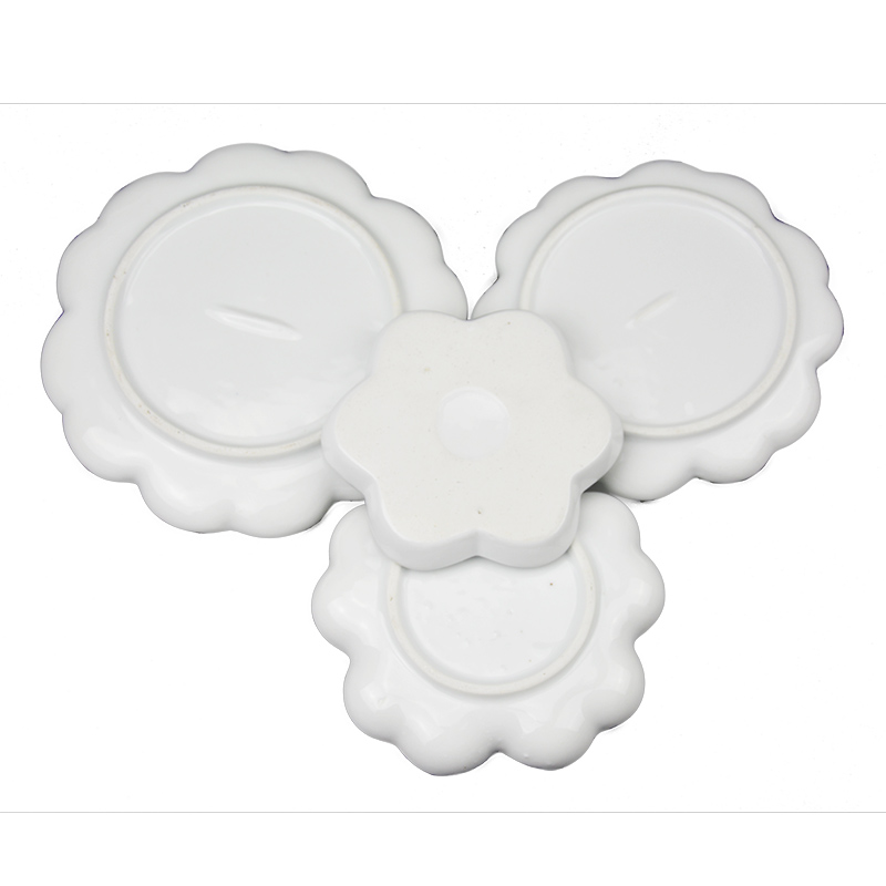 Giảng dạy màu trắng tinh khiết sứ phân loại palette gốm sắc tố đĩa lớn sơn sinh viên bức tranh Trung Quốc nguồn cung cấp phòng bộ đồ vẽ tranh cho bé