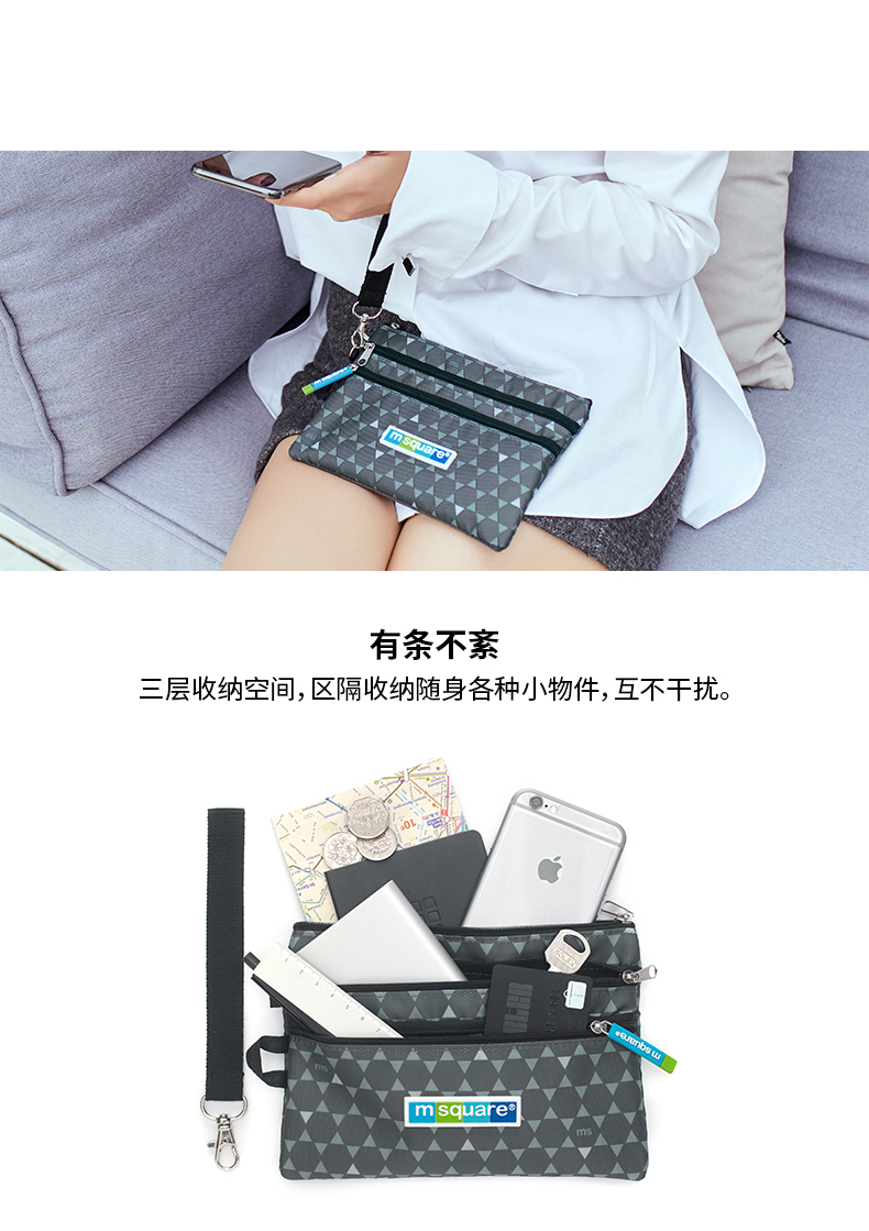 Du lịch thẩm mỹ du lịch du lịch ngoài trời ba lớp chống thấm nước đa chức năng phụ kiện phụ kiện nhỏ túi lưu trữ túi tắm rửa túi túi đựng trang điểm