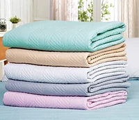 Chăn bông có đệm Giường đơn bọc nệm 1,8m che phủ bảo vệ bụi che trượt Ga chun chần Everon