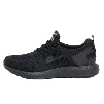 Pull back lightweight mesh casual work shoes versatile men's shoes