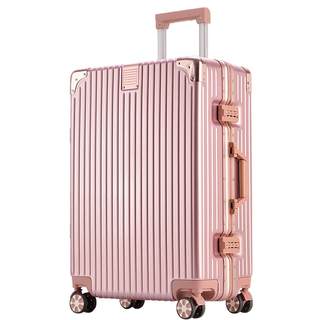 Luggage aluminum frame trolley case universal wheel suitcase 24 female student password box 20 leather box 28 inch luggage