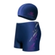 Đồ bơi nam Boxer Đồ bơi nam cộng với Fat Beach Bộ đồ bơi Goggles Quần biển - Nam bơi đầm