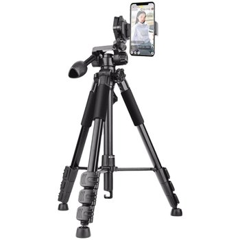 Horizontal tripod for slr, mirrorless and mobile phones in the light age