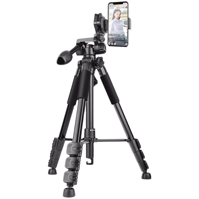 Horizontal tripod for SLR, mirrorless and mobile phones in the light age
