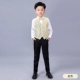 Lingque boy áo dài tay phù hợp với vest đỏ đen quần áo tây nhỏ chủ nhà mùa thu biểu diễn hoa cô gái