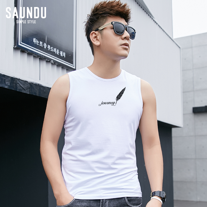 Mordale vest can-vai sleeveboys xanh bóng rộng vai mùa hè không tay t-shirt cơ thể xây dựng thể thao nam