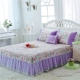 Bông giường bedspread váy cotton một mảnh theo phong cách Hàn Quốc mùa hè đầm ren công chúa 1.5 / 1.8m chống trượt bộ đôi - Váy Petti giường váy