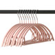 Household plastic dipped clothes hangers for drying, non-slip and anti-shoulder corners wholesale
