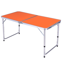 Outdoor folding table stall tables and chairs simple outdoor activity advertising table installation-free foldable business dining table