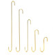 Clothing store s hook golden hook s-shaped hanger hook pants