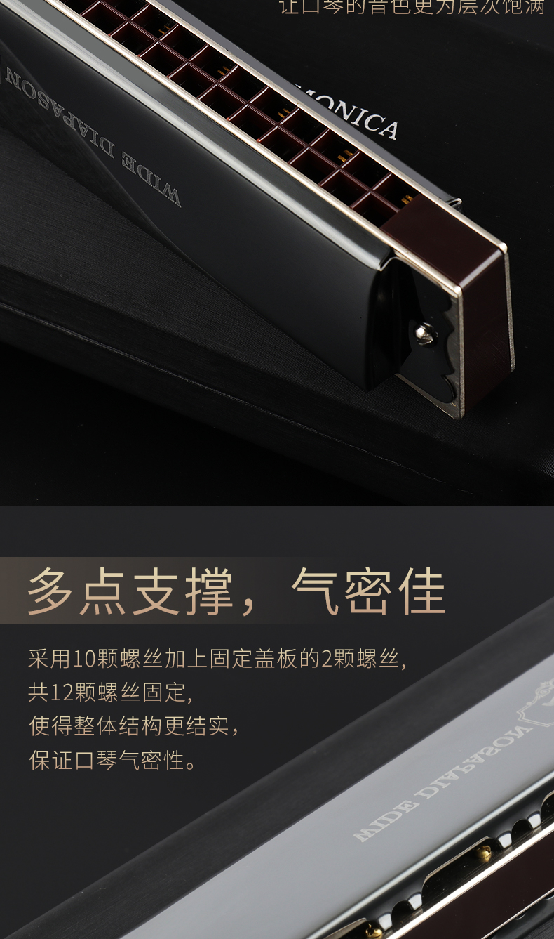 Harmonica dành cho người lớn chuyên nghiệp Đàn ông và phụ nữ Âm nhạc đa âm 28 lỗ Accordion Người mới bắt đầu Nhạc cụ nâng cao - Nhạc cụ phương Tây kèn saxofon