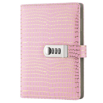 Lockable office business student stationery extra thick password book