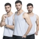 Áo ba lỗ nam thể thao mùa hè thanh niên thoáng khí cotton nam tự trồng không tay áo sơ mi trắng - Áo vest cotton áo chi lê