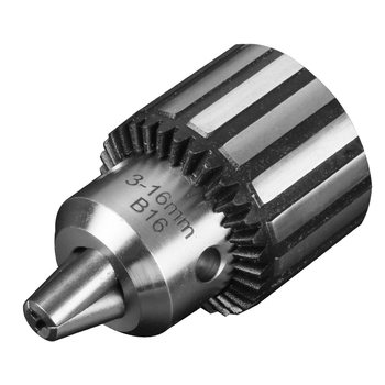 Sanou drill chuck ເຄື່ອງເຈາະ bench ເຈາະ chuck steel shell heavy-duty three-jaw chuck taper drill chuck B16 B18 B22