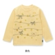 Nhật Bản Hàng ngàn trẻ em vui vẻ Mặc áo sơ mi trẻ em Cotton Hoạt hình in áo dài Áo thun bé gái D84269