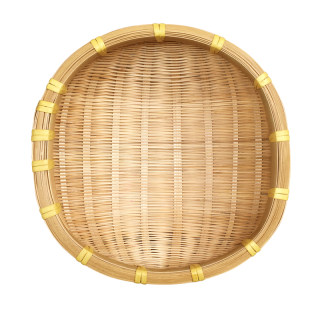 Bamboo woven bamboo basket round farmhouse large storage