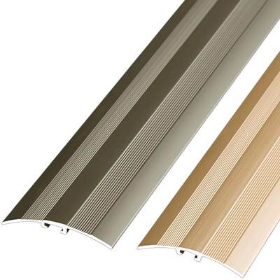 Roulofi thickened titanium-aluminum alloy universal buckle wooden floor pressure bar height difference threshold bar non-slip edge strip through the door
