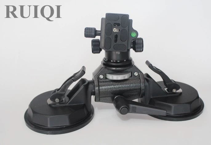 Rui Bảy xe khung khung chụp camera cốc hút ổn định xe chương trình chụp 5D D60 SLR xe Sucker xe bắn - Phụ kiện máy ảnh DSLR / đơn chân máy quay benro