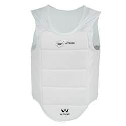 Jiurishan Karate Chest Guard Adult Men's Wkf Certified Practical Competition Training Armor Boxing Protective Gear Vest