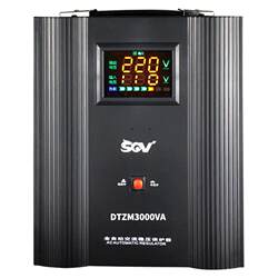 SOV 전압 조정기 220v 완전 자동 가정용 소형 단상 초저전압 냉장고 컴퓨터 3000W 조정 전원 공급 장치