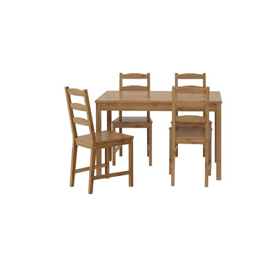 Nini IKEA purchases domestic York mark dining table dining table dining table chair solid wood dining chair small apartment