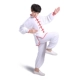 Quần áo võ thuật cotton cộng với lụa nam nữ quần áo trang phục võ thuật trẻ em tay dài Tai Chi quần áo tập thể dục - Trang phục