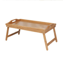 Wooden pallet bed small table ins style bamboo foldable dormitory laptop table lazy small desk