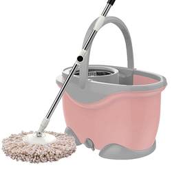 Mop bucket rotating mop household automatic hand-wash mop squeeze water mop floor mop stainless steel bucket wet and dry